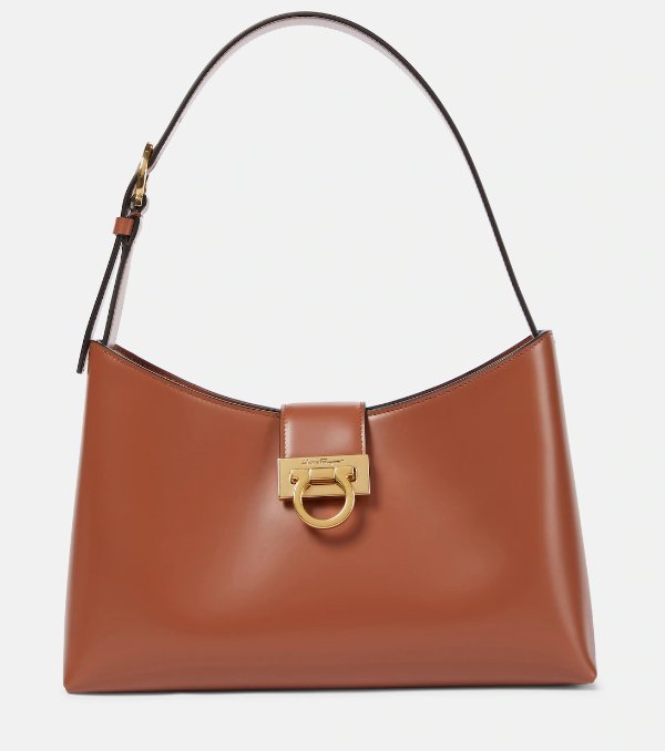 Trifolio Small leather shoulder bag