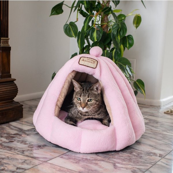 ARMARKAT Soft Pink Cat Bed - Chewy.com
