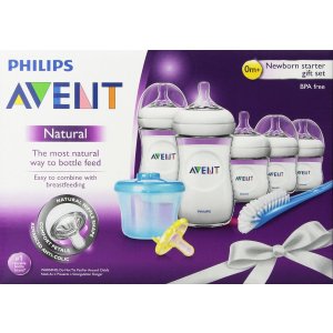 s Avent BPA Free Natural Infant Starter Gift Set