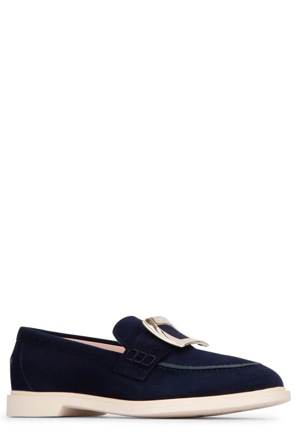 Buckle Detailed Round Toe Loafers – Cettire
