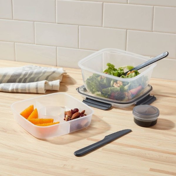 To-Go Salad Container Gray - Made By Design&#8482;