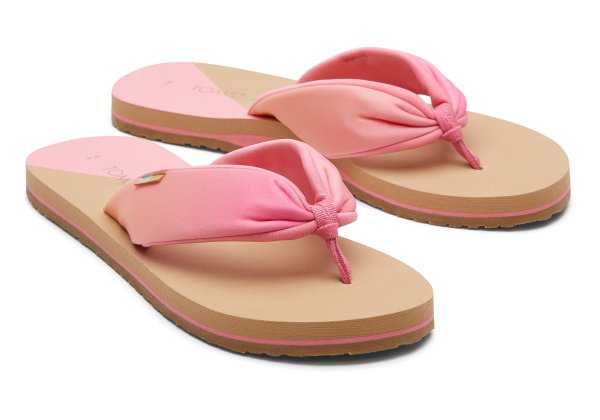 Women's Piper Pink Ombre Flip Flop Sandals | TOMS
