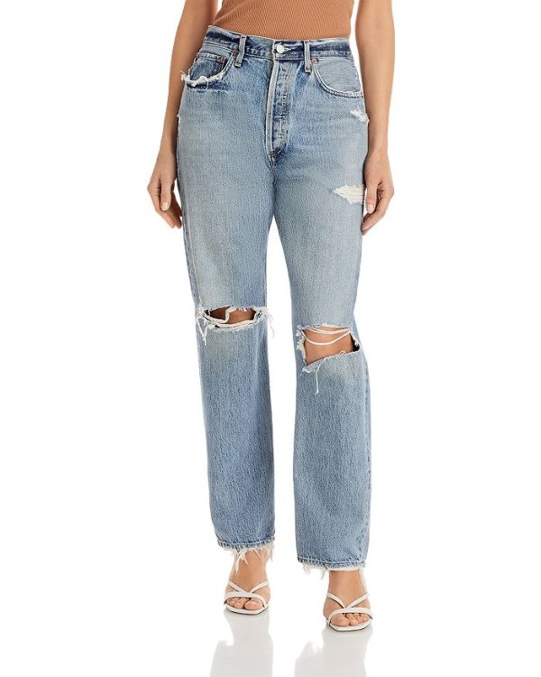 90s Mid Rise Jeans in Isolate