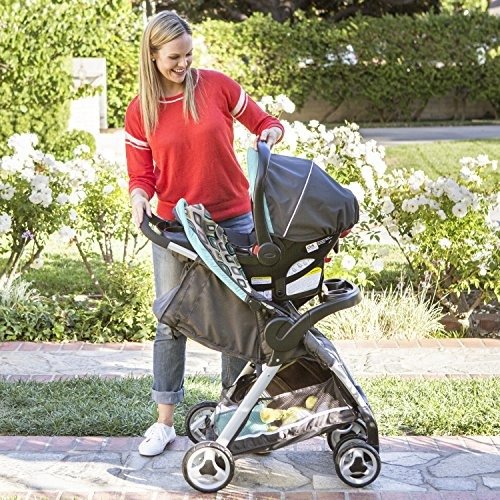 FastAction Fold Click Connect Travel System Stroller, Affinia, One Size