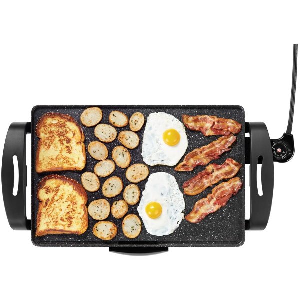 THE ROCK by Starfrit 024402-002-0000 19" x 13" Electric Griddle