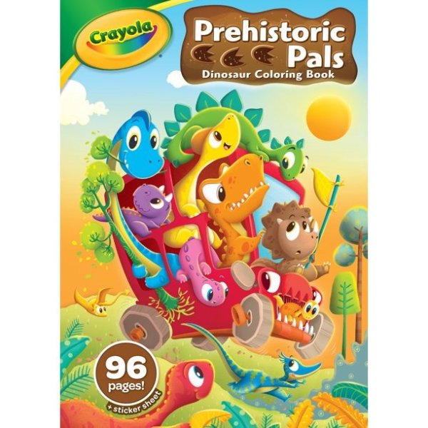 Dinosaur Color Book 96 Pages Boys and Girls Ages 3+