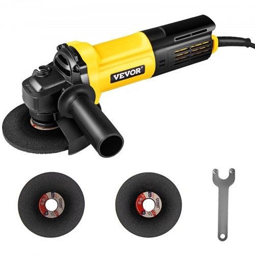 VEVOR Angle Grinder, 4-1/2 Inch Powerful Grinder Tool 11Amp Power Grinder with Paddle Switch and 360° Rotational Guard, 12000rpm Power Angle Grinders for Cutting and Grinding Metal, Stone, Wood, etc | VEVOR US