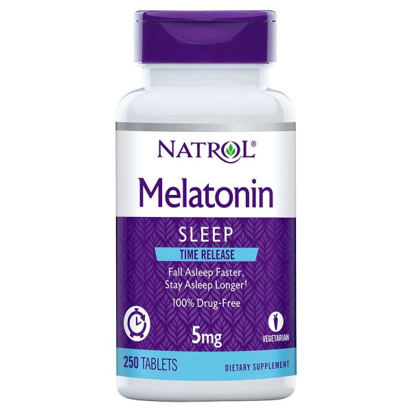 Melatonin Time Release 5 mg., 250 Tablets