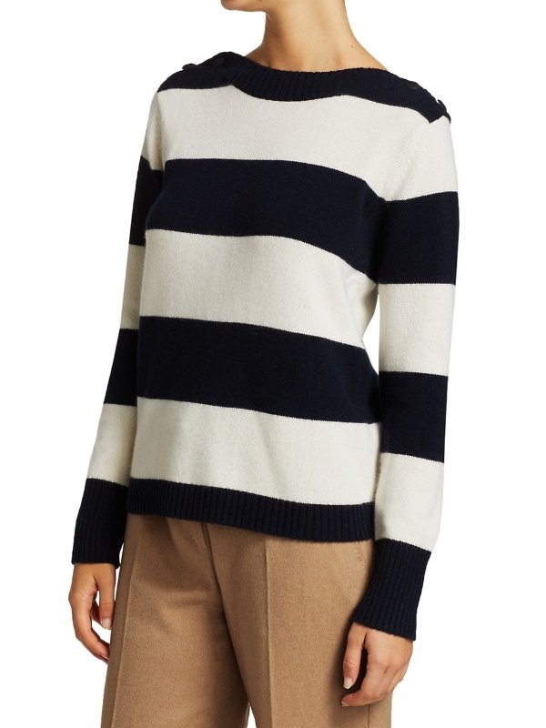 Pelota Striped Wool & Cashmere Sweater