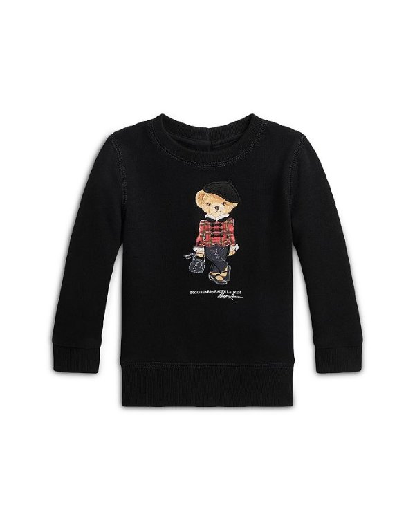 Girls' Polo Bear Graphic Fleece Sweatshirt - Baby