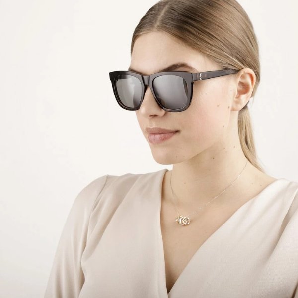 Saint Laurent SL M24/K Oversized Sunglasses