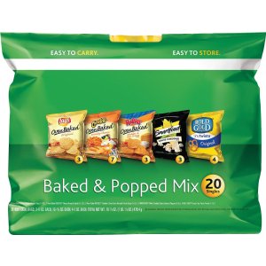 Frito-Lay Baked and Popped Mix Variety Pack, 20-Count