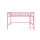 Junior Loft Bed Frame With Ladder, Pink