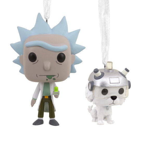Rick and Morty Rick and Snuffles Funko POP! Christmas Ornaments, 2. 0.27lbs