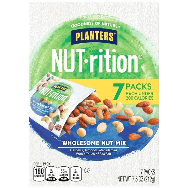 NUT-rition Wholesome Nut Mix 7.5oz 7 Count