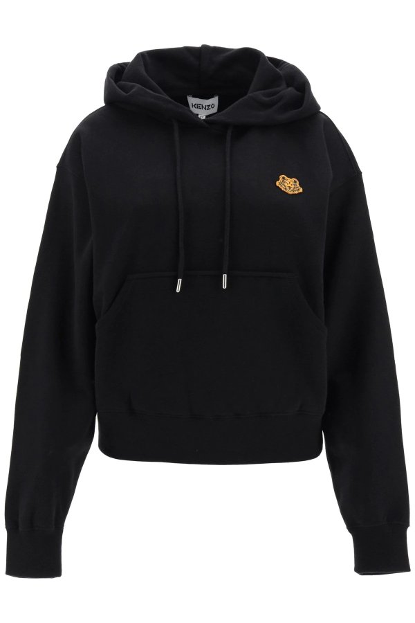 tiger patch hoodie