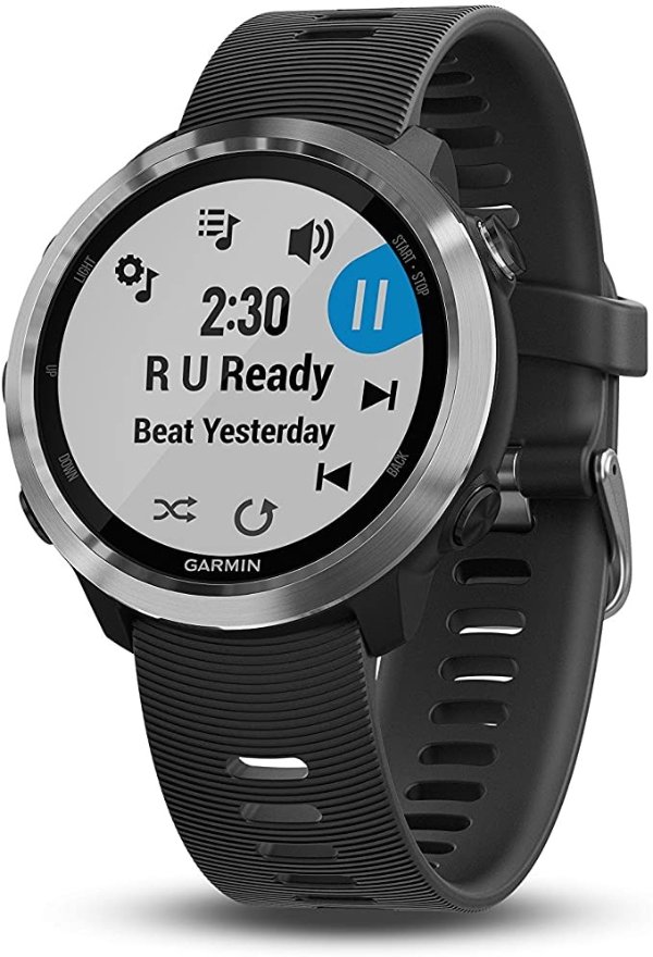 Forerunner 645 Music, GPS Running Watch With Pay Contactless Payments, Wrist-Based Heart Rate And Music, Black