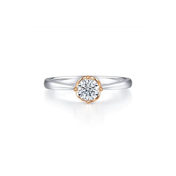 PROMESSA 18K White & Rose Gold Ring - 93510R | Chow Sang Sang Jewellery