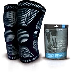 Amazon 2 Pack Knee Compression Sleeve