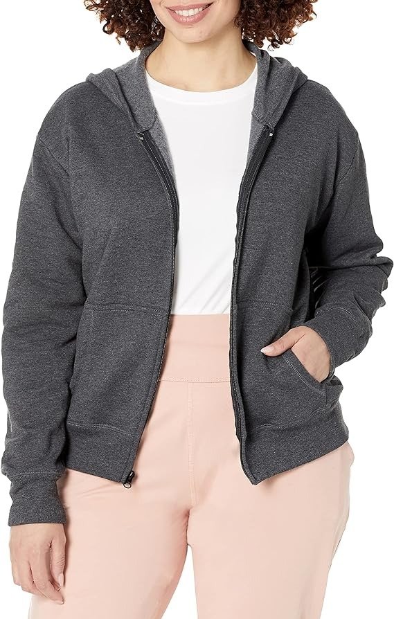 Women's Full-Zip Hooded Sweatshirt, EcoSmart Women's Sweatshirt, Women's Comfortable Hoodie