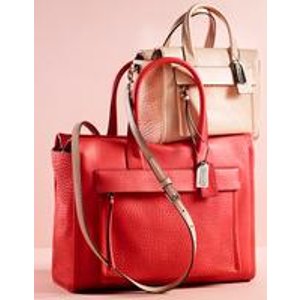 Regular and Sale-Price Coach handbags and wallets @ Bloomingdales