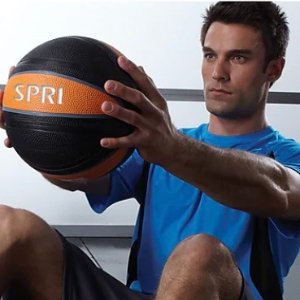 Staples SPRI Xerball Medicine Ball, 6 lbs