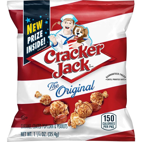 Cracker Jack 焦糖爆米花+花生 1.25oz 30包 双倍快乐