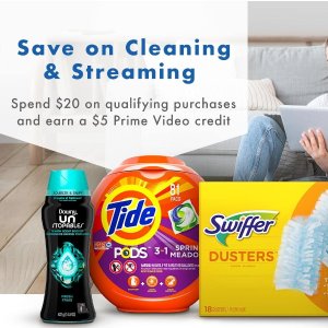 Spend $20 on P&G Household Essentials