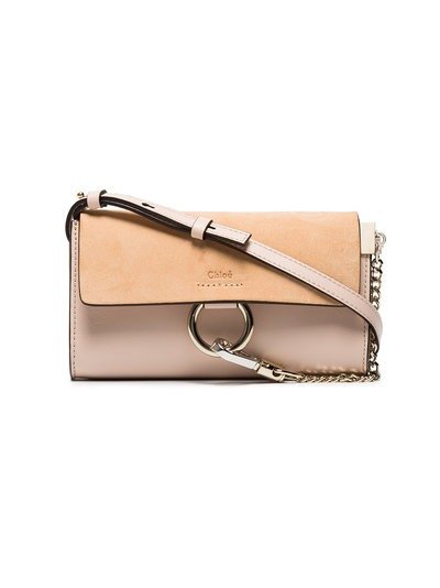 pink Faye Leather wallet bag