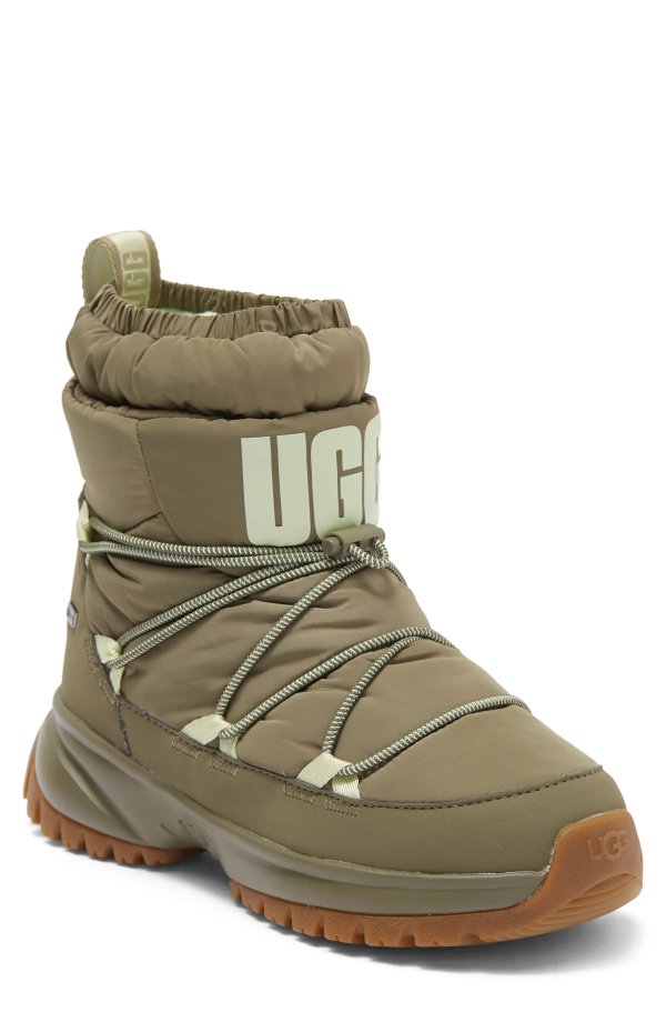 Yose Genuine Shearling Lined Mid Puffer Boot (Women)
