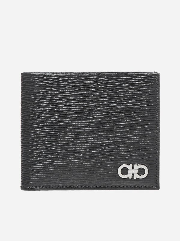 Revival Gancini leather bifold wallet