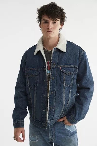 Vintage Fit Denim & Sherpa Jacket
