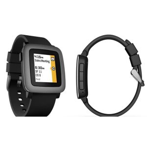 Pebble Time Smartwatch for iPhone and Android Devices