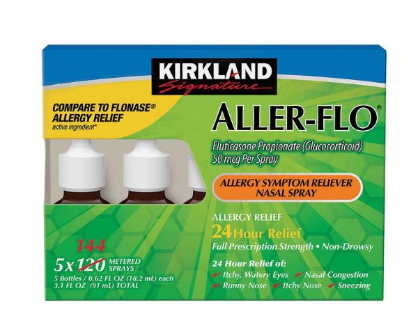 Signature Aller-Flo 50mcg. Allergy Spray, 720 Metered Sprays