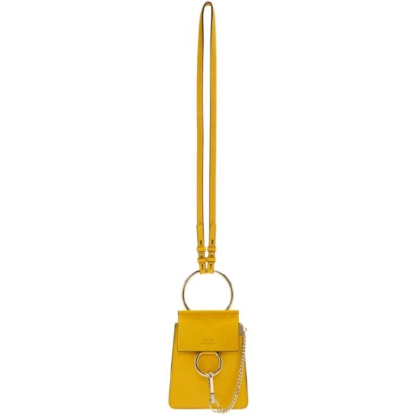 - Yellow Mini Faye Bracelet Bag
