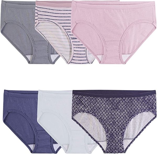 Women's Eversoft Cotton Hipster 6 Pack