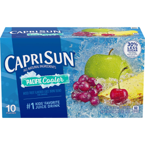 Capri Sun 综合口味果汁饮料30袋装$6.16