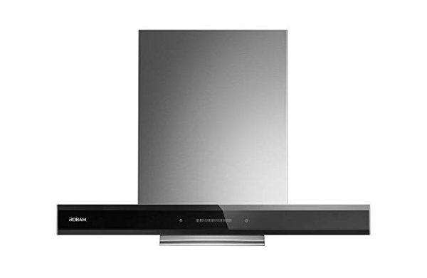 A831 30” Range Hood | Unique Design for Under Cabinet or Wall Mount | Modern Kitchen Vent Hood | Powerful Motor Rated at 800PA with 42db Noise Level | Fits 6” Round Duct or Perfect for Ductless