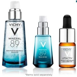 即将截止：Vichy 护肤闪促 收89能量瓶$10、保湿喷雾$2.5