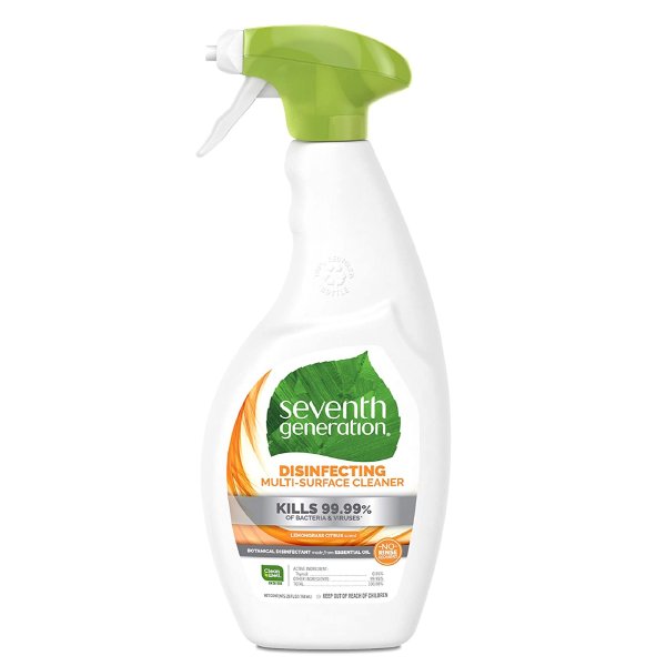 Disinfecting Multi-Surface Cleaner, Lemongrass Citrus, 26 oz