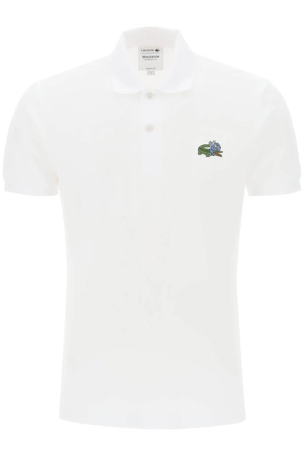 Netflix bridgerton polo shirt in organic cotton classic fit Lacoste