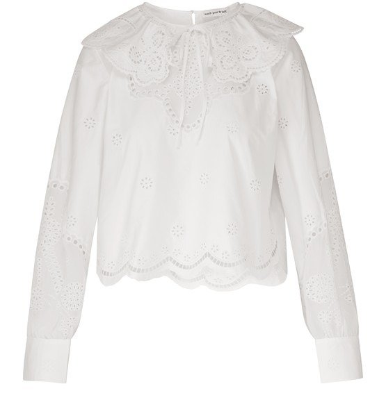 Daisy Cotton Broderie Anglaise Shirt