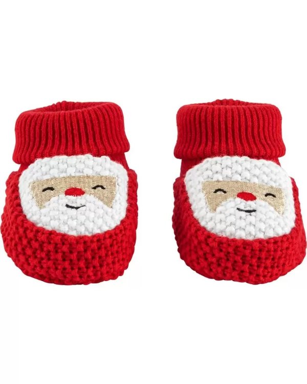 Santa Crochet Booties