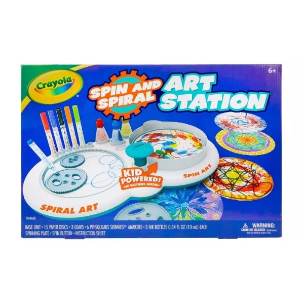 Spin & Spiral Art Station Activity Kit