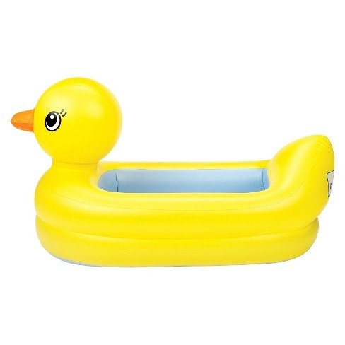 White Hot&#174; Inflatable Duck Safety Baby Bath Tub