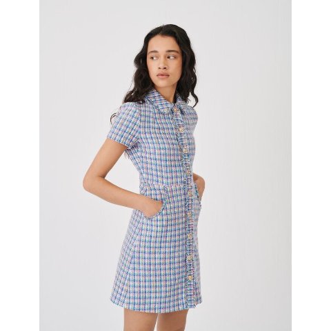 Maje221RENIZAM Multicolored tweed dress