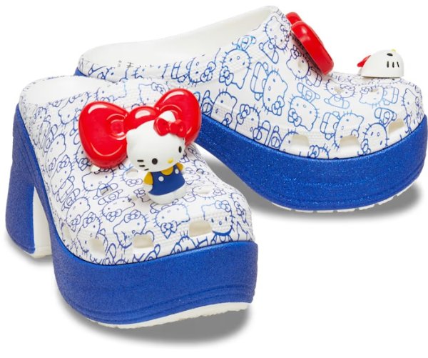 Hello Kitty 坡跟拖鞋