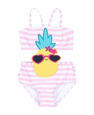Baby Girls Pineapple Monokini Swimwear