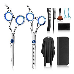 FATHABY Hair Cutting Scissors Kits, 10 Pcs