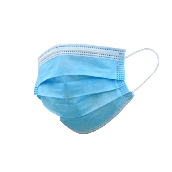 3-Ply Pleated Disposable Face Mask, Adult, One Size, Box of 50 Item # 6218671